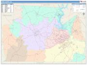 York <br /> Wall Map <br /> Color Cast Style 2025 Map