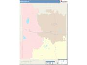 Aurora <br /> Wall Map <br /> Color Cast Style 2025 Map