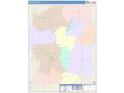 Brown <br /> Wall Map <br /> Color Cast Style 2025 Map