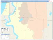 Brule <br /> Wall Map <br /> Color Cast Style 2025 Map