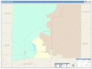 Butte <br /> Wall Map <br /> Color Cast Style 2025 Map