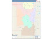 Clark <br /> Wall Map <br /> Color Cast Style 2025 Map