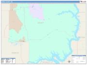 Dewey <br /> Wall Map <br /> Color Cast Style 2025 Map