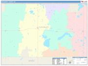 Kingsbury <br /> Wall Map <br /> Color Cast Style 2025 Map