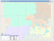 Marshall <br /> Wall Map <br /> Color Cast Style 2025 Map