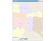 Spink <br /> Wall Map <br /> Color Cast Style 2025 Map