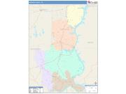 Decatur <br /> Wall Map <br /> Color Cast Style 2025 Map
