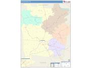 Dickson <br /> Wall Map <br /> Color Cast Style 2025 Map