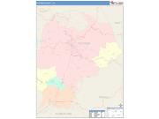 Fentress <br /> Wall Map <br /> Color Cast Style 2025 Map