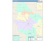 Gibson <br /> Wall Map <br /> Color Cast Style 2025 Map