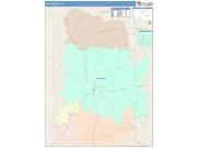 Giles <br /> Wall Map <br /> Color Cast Style 2025 Map