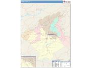 Greene <br /> Wall Map <br /> Color Cast Style 2025 Map