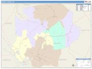 Grundy <br /> Wall Map <br /> Color Cast Style 2025 Map