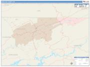 Hancock <br /> Wall Map <br /> Color Cast Style 2025 Map