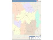 Hardeman <br /> Wall Map <br /> Color Cast Style 2025 Map