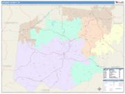 Hickman <br /> Wall Map <br /> Color Cast Style 2025 Map