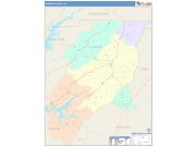 Johnson <br /> Wall Map <br /> Color Cast Style 2025 Map