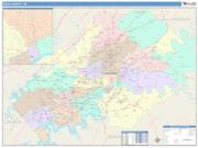 Knox <br /> Wall Map <br /> Color Cast Style 2025 Map