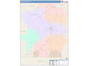 Lawrence <br /> Wall Map <br /> Color Cast Style 2025 Map