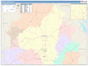 Lincoln <br /> Wall Map <br /> Color Cast Style 2025 Map