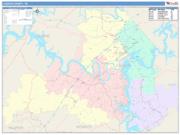 Loudon <br /> Wall Map <br /> Color Cast Style 2025 Map