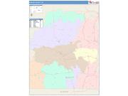 McNairy <br /> Wall Map <br /> Color Cast Style 2025 Map