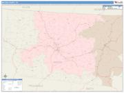 Macon <br /> Wall Map <br /> Color Cast Style 2025 Map