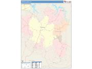 Overton <br /> Wall Map <br /> Color Cast Style 2025 Map