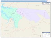 Pickett <br /> Wall Map <br /> Color Cast Style 2025 Map