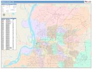 Shelby <br /> Wall Map <br /> Color Cast Style 2025 Map