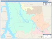 Stewart <br /> Wall Map <br /> Color Cast Style 2025 Map