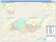 Sullivan <br /> Wall Map <br /> Color Cast Style 2025 Map