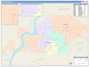 Tipton <br /> Wall Map <br /> Color Cast Style 2025 Map