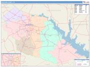 Angelina <br /> Wall Map <br /> Color Cast Style 2025 Map