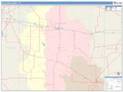 Callahan <br /> Wall Map <br /> Color Cast Style 2025 Map