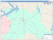 Camp <br /> Wall Map <br /> Color Cast Style 2025 Map