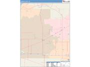 Carson <br /> Wall Map <br /> Color Cast Style 2025 Map