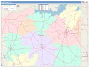 Cass <br /> Wall Map <br /> Color Cast Style 2025 Map