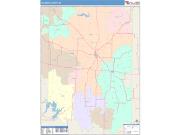 Coleman <br /> Wall Map <br /> Color Cast Style 2025 Map