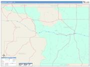Crockett <br /> Wall Map <br /> Color Cast Style 2025 Map