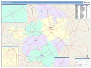 Falls <br /> Wall Map <br /> Color Cast Style 2025 Map