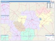 Fayette <br /> Wall Map <br /> Color Cast Style 2025 Map
