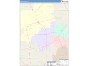 Fisher <br /> Wall Map <br /> Color Cast Style 2025 Map
