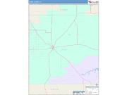 Garza <br /> Wall Map <br /> Color Cast Style 2025 Map