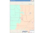 Hansford <br /> Wall Map <br /> Color Cast Style 2025 Map