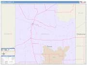 Hemphill <br /> Wall Map <br /> Color Cast Style 2025 Map