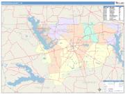 Henderson <br /> Wall Map <br /> Color Cast Style 2025 Map