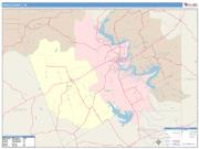 Hood <br /> Wall Map <br /> Color Cast Style 2025 Map