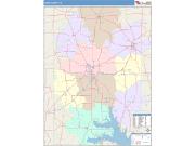 Hunt <br /> Wall Map <br /> Color Cast Style 2025 Map