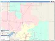 Hutchinson <br /> Wall Map <br /> Color Cast Style 2025 Map